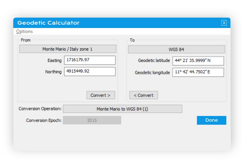 Free Geodetic Calculator